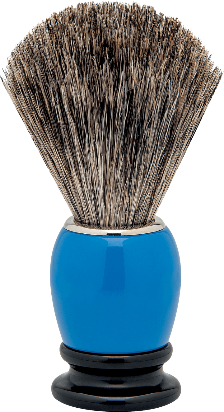 מברשת גילוח טבעית גדולה מבית HK Solingen - צבע כחול