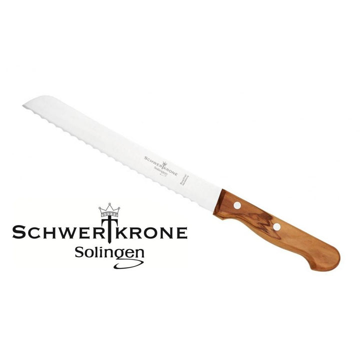 סכין לחם ידית מעץ זית תוצרת גרמניה