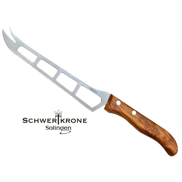 סכין גבינות קשות ורכות ידית מעץ זית תוצרת גרמניה