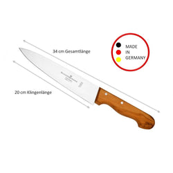 סכין שף ידית עץ זית תוצרת גרמניה