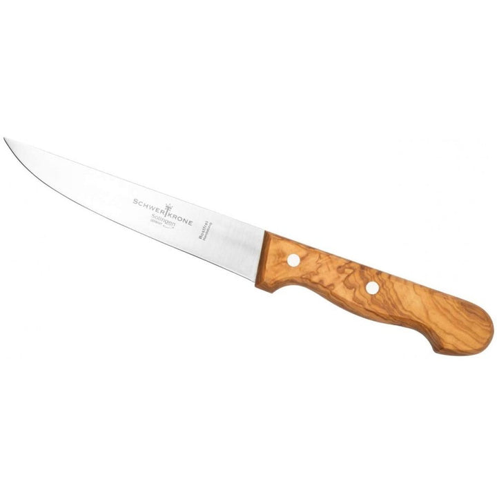 סכין שף קצרה ידית עץ זית תוצרת גרמניה