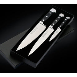 סט סכינים מקצועי עם להב מחושל מבית GUDE דגם 3-1000 GUDE